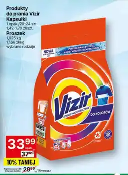 Delikatesy Centrum Produkty do prania Vizir: Kapsułki 20-24 szt. / Proszek 1,925 kg oferta