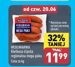 ALDI WĘDLINIARNIA Kiełbasa śląska regionalna mega paka oferta