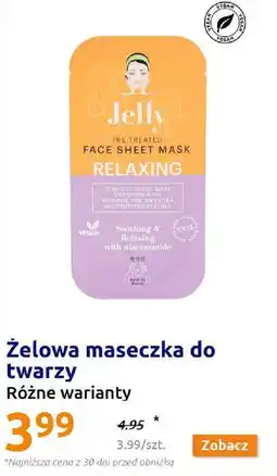 Action Żelowa maseczka do twarzy oferta