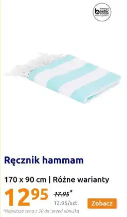 Action Ręcznik hammam 170 x 90 cm oferta