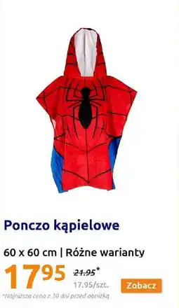 Action Ponczo kąpielowe 60 x 60 cm oferta