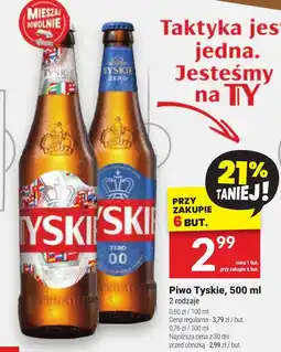Twój Market Piwo Tyskie, 500 ml oferta
