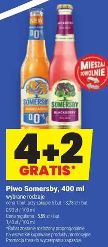 Twój Market Piwo Somersby, 400 ml oferta