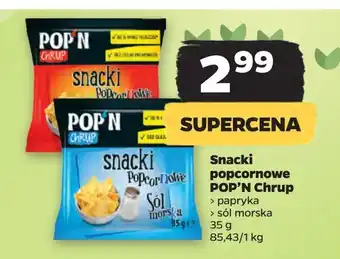 Netto Snacki popcornowe papryka SANTE POP N' CHRUP oferta