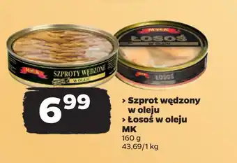 Netto Łosoś w oleju M&k oferta