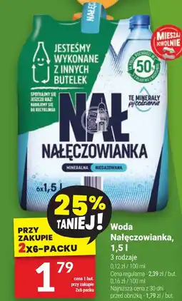 Twój Market Woda Nałęczowianka, 1,5 L oferta