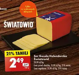 Biedronka Ser gouda holenderska Światowid oferta