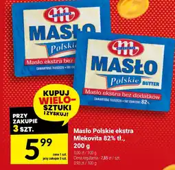 Twój Market Masło Polskie ekstra Mlekovita 82% tł., 200 g oferta