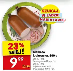 Twój Market Kiełbasa krakowska, 500 g oferta