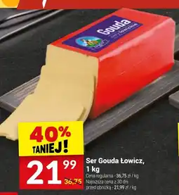 Twój Market Ser Gouda Łowicz, 1 kg oferta