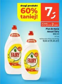 Dealz Płyn do mycia naczyń Fairy 650 ml oferta