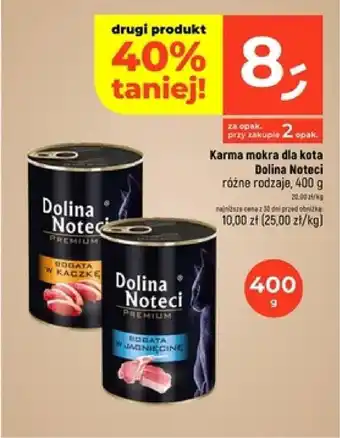 Dealz Karma mokra dla kota Dolina Noteci 400 g oferta