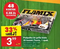 Twój Market Podpałka do grilla biała 48 kostek Flamix, 1 opak. oferta