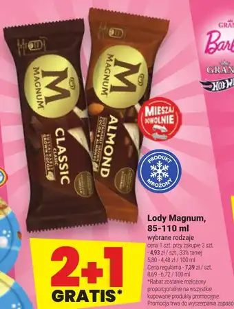 Twój Market Lody Magnum, 85-110 ml oferta