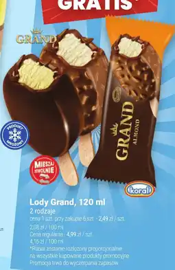 Twój Market Lody Grand, 120 ml oferta