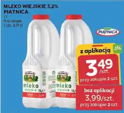 Stokrotka MLEKO WIEJSKIE 3,2% PIĄTNICA 1 l oferta