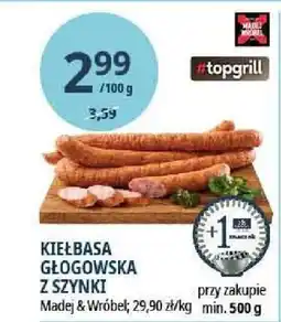 KIEŁBASA GŁOGOWSKA Z SZYNKI Madej & Wróbel 100 g
