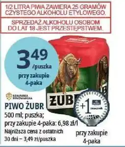 Stokrotka PIWO ŻUBR 500 ml oferta