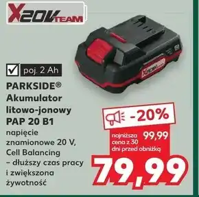 Kaufland Akumulator Parkside oferta