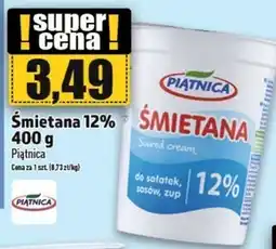 Topaz Piątnica Śmietana 12% 400 g oferta