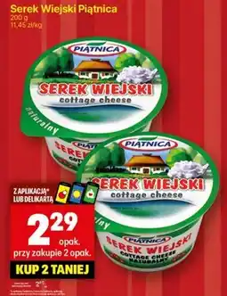 Delikatesy Centrum Piątnica Serek wiejski naturalny 200 g oferta