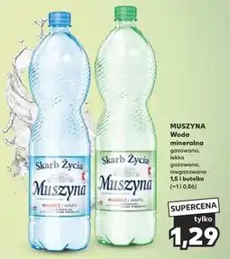 Kaufland Woda mineralna Muszyna oferta