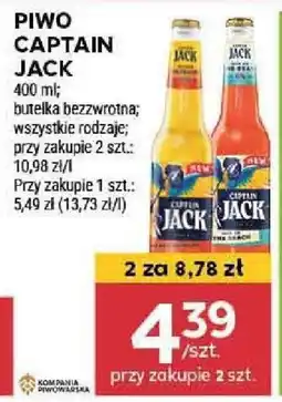 Stokrotka PIWO CAPTAIN JACK 400 ml oferta