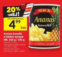 Twój Market Ananas kawałki oferta