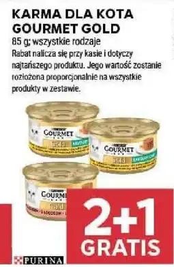 Stokrotka KARMA DLA KOTA GOURMET GOLD 85 g oferta