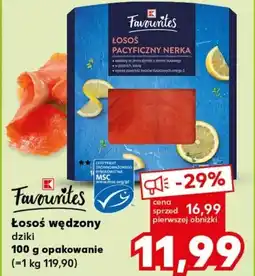 Kaufland Łosoś wędzony 100g oferta