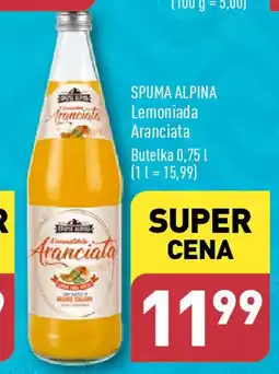 ALDI SPUMA ALPINA Lemoniada Aranciata 0,75 l oferta