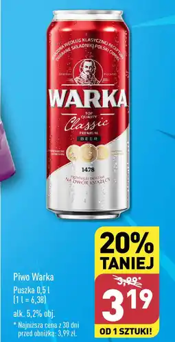 Piwo Warka 0,5 l