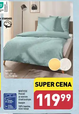 ALDI NOVITESSE Pościel ze wzorem strukturalnym oferta