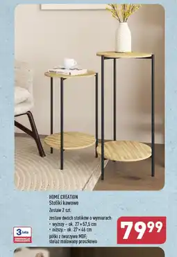 ALDI HOME CREATION Stoliki kawowe 2 szt. oferta