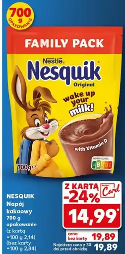 Kaufland NESQUIK Napój kakaowy 700 g oferta