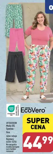 ALDI UP2FASHION Moda XXL Spodnie oferta