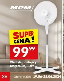 Twój Market Wentylator stojący biały MPM oferta