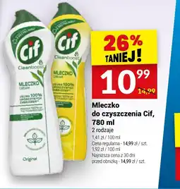 Twój Market Mleczko do czyszczenia Cif, 780 ml oferta