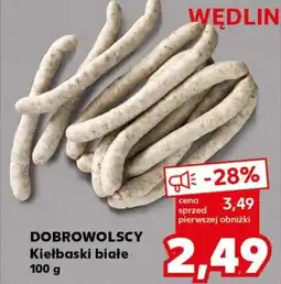Kaufland DOBROWOLSCY Kiełbaski białe 100 g oferta