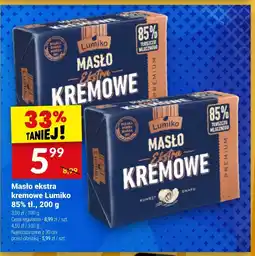 Twój Market Masło ekstra kremowe Lumiko 85 % tł., 200 g oferta
