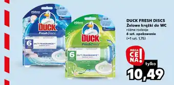Kaufland DUCK FRESH DISCS Żelowe krążki do WC 6szt oferta