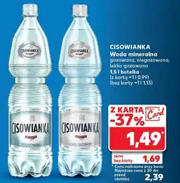 Kaufland CISOWIANKA Woda mineralna 1,5l oferta