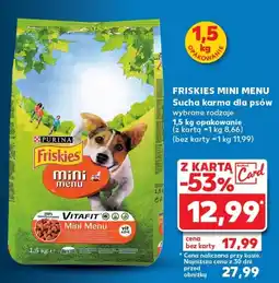 FRISKIES MINI MENU Sucha karma dla psów 1,5kg
