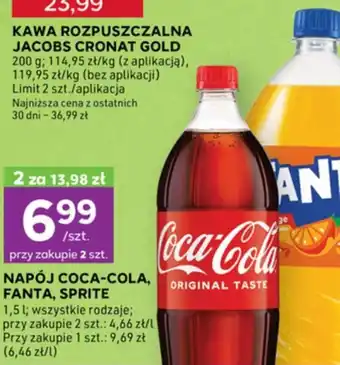Stokrotka NAPÓJ COCA-COLA, FANTA, SPRITE 1,5l oferta