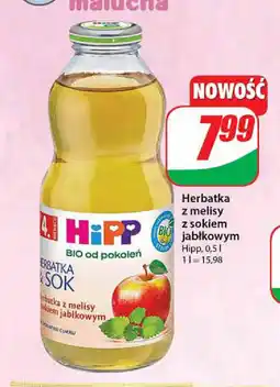 Dino Herbatka z melisy z sokiem jabłkowym 0,5 l oferta