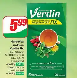 Dino Herbatka ziołowa Verdin Fix oferta