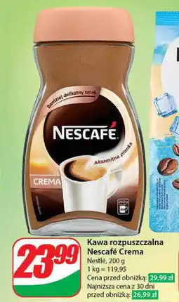 Dino Kawa rozpuszczalna Nescafé Crema 200 g oferta