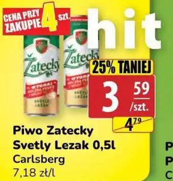 API MARKET Piwo Zatecky Svetly Lezak 0,5l oferta