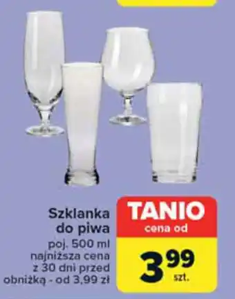 Carrefour Szklanka do piwa 500 ml oferta