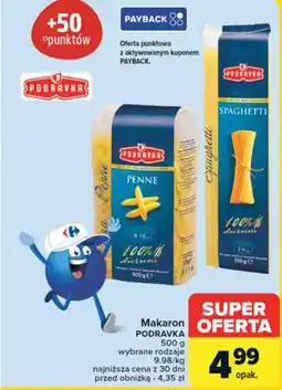 Carrefour Makaron PODRAVKA 500 g oferta